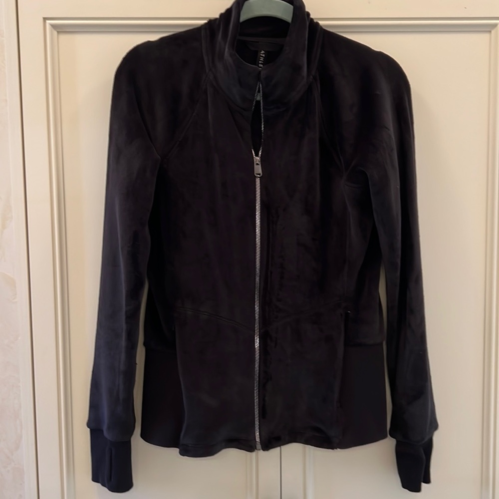 Athleta velour jacket